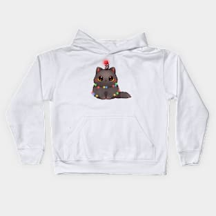 Christmas Kitty Kids Hoodie